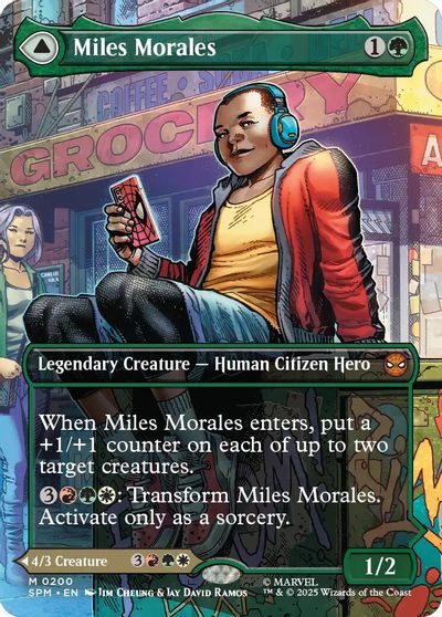 Miles Morales (0200) (Borderless) card art