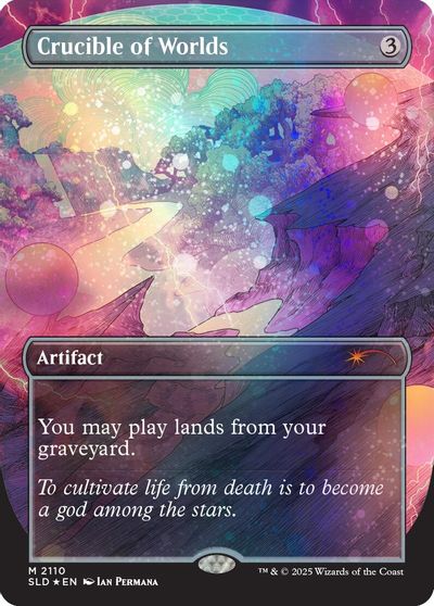 Crucible of Worlds (2110) (Galaxy Foil) card art
