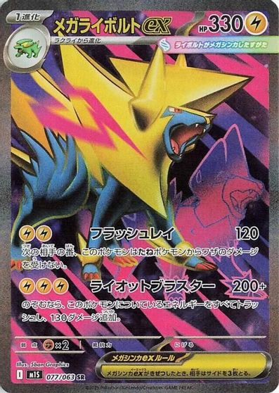 Mega Manectric ex - 077/063 card art