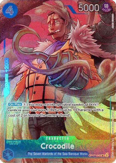 Crocodile (Seven Warlords of the Sea Binder Set) card art