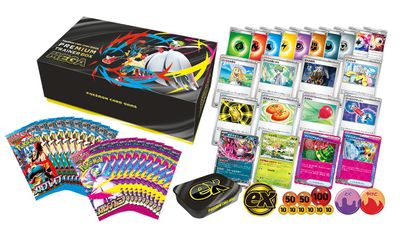 Premium Trainer Box MEGA Brave & Symphonia card art