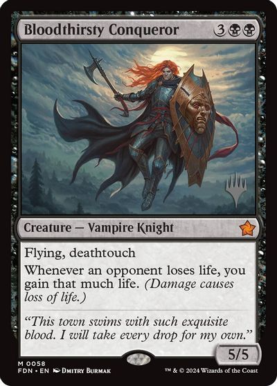 Bloodthirsty Conqueror card art