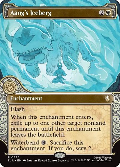 Aang's Iceberg (Showcase) card art
