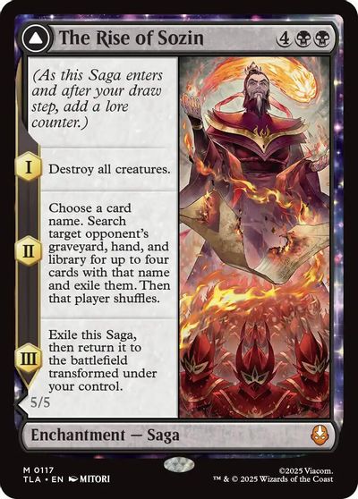 The Rise of Sozin card art