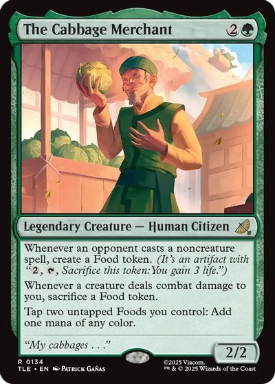 The Cabbage Merchant card art
