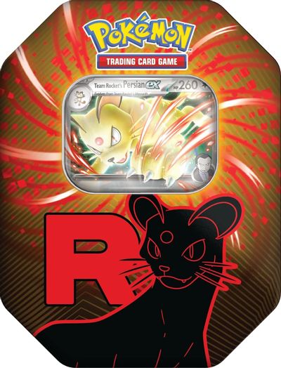 Team Rocket Tin [Team Rocket's Persian ex] (International Version) card art