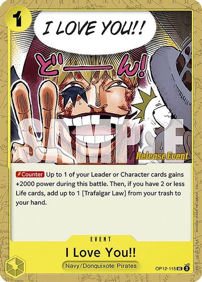 I Love You!! card art