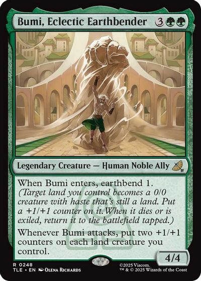 Bumi, Eclectic Earthbender card art