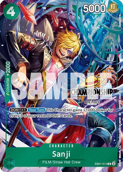 Sanji (CS 25-26 Celebration Pack) card art
