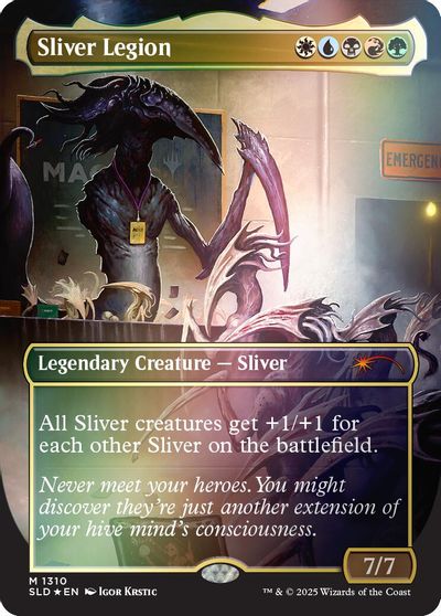 Sliver Legion (1310) (Rainbow Foil) card art