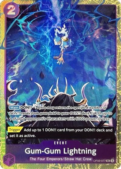 Gum-Gum Lightning (Premium Card Collection -Best Selection Vol. 4-) card art