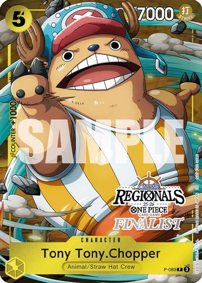 Tony Tony.Chopper (Online Regional Finalist Card Set 2025 Vol.2) card art