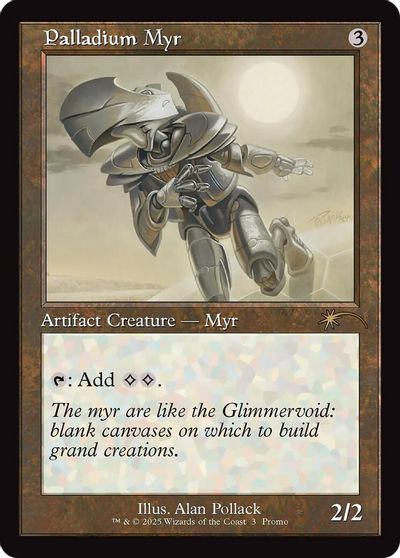 Palladium Myr (Retro Frame) card art
