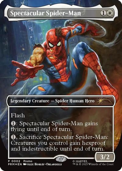 Spectacular Spider-Man (Borderless) card art