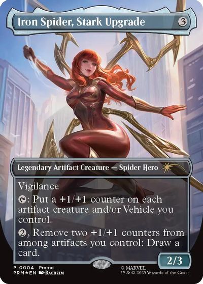 Iron Spider, Stark Upgrade (Borderless) card art