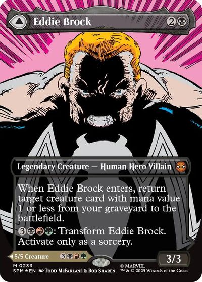 Eddie Brock (0233) (Borderless) card art