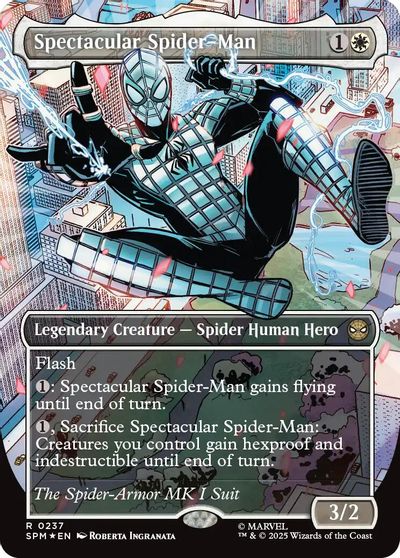 Spectacular Spider-Man (0237) (Borderless) (Textured Foil) card art