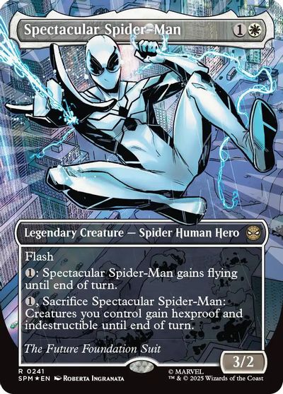 Spectacular Spider-Man (0241) (Borderless) (Textured Foil) card art