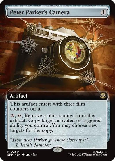 Peter Parker's Camera (Extended Art) card art