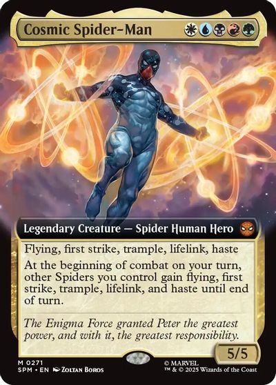 Cosmic Spider-Man (Extended Art) card art