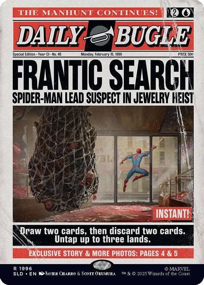 Frantic Search (1996) card art