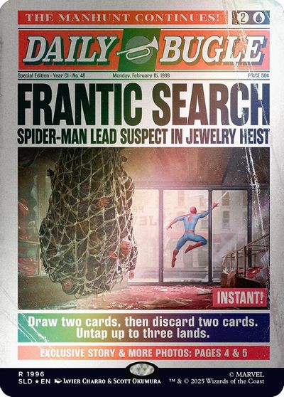 Frantic Search (1996) (Rainbow Foil) card art