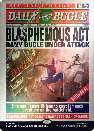 Blasphemous Act (1998) (Rainbow Foil) card art