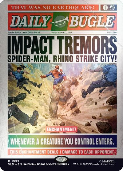 Impact Tremors (1999) (Rainbow Foil) card art