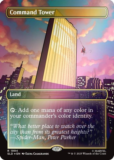 Command Tower (1994) (Rainbow Foil) card art