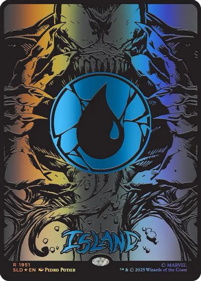 Island (1951) (Raised Foil) card art