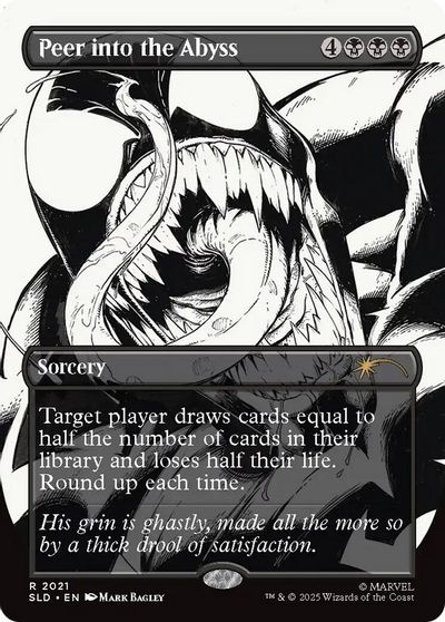 Peer into the Abyss (2021) card art