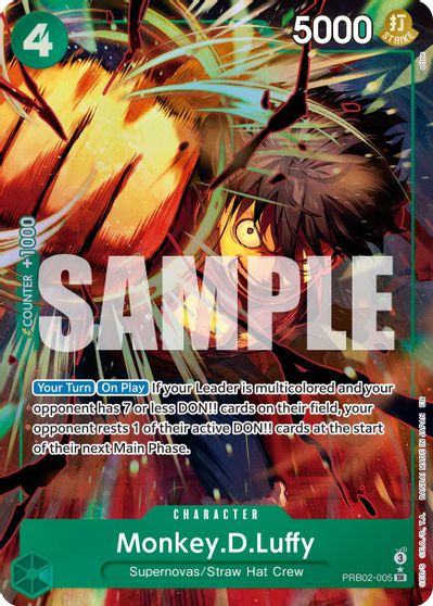Monkey.D.Luffy - PRB02-005 (Alternate Art) card art