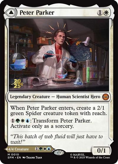 Peter Parker card art