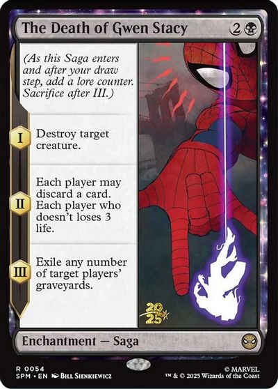 The Death of Gwen Stacy card art