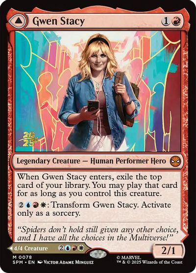 Gwen Stacy card art