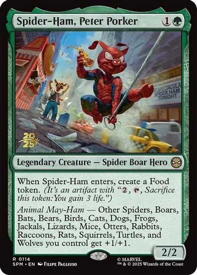 Spider-Ham, Peter Porker card art