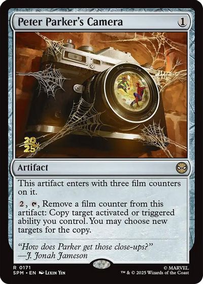 Peter Parker's Camera card art