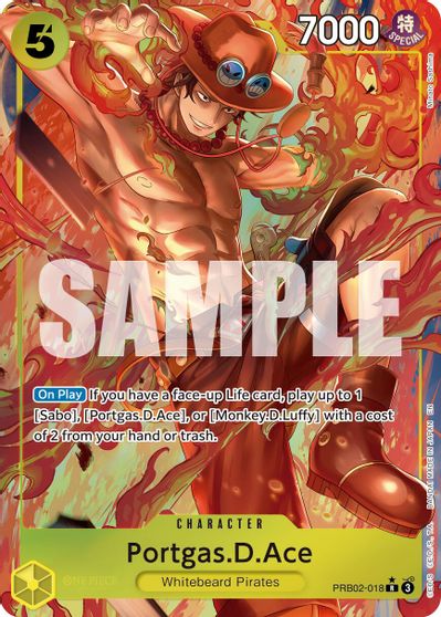 Portgas.D.Ace - PRB02-018 (Alternate Art) card art