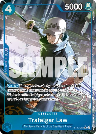 Trafalgar Law - ST17-002 (Alternate Art) card art