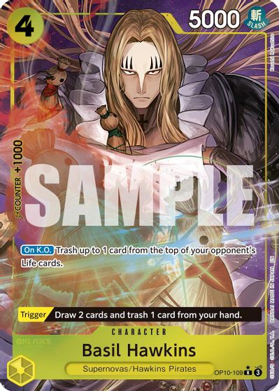 Basil Hawkins - OP10-109 (Alternate Art) card art