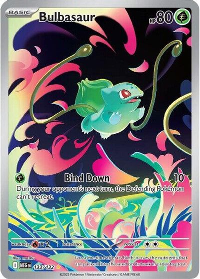 Bulbasaur - 133/132 card art