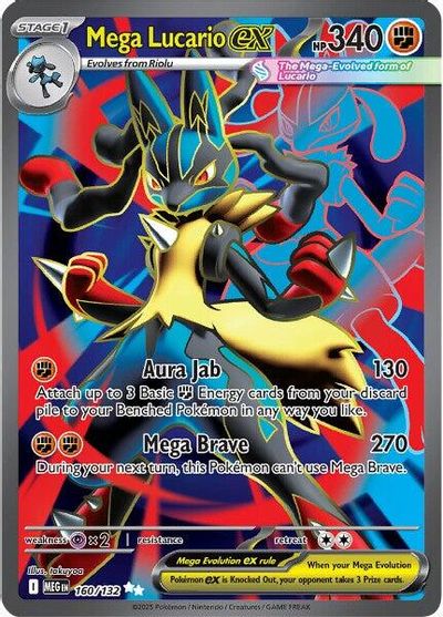Mega Lucario ex - 160/132 card art