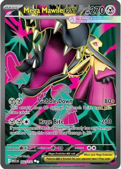 Mega Mawile ex - 162/132 card art