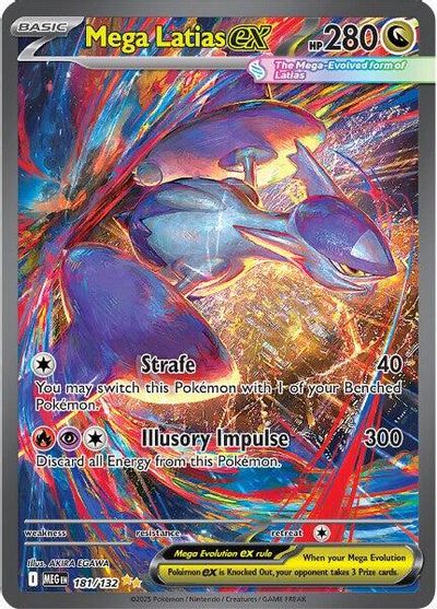 Mega Latias ex - 181/132 card art