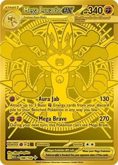Mega Lucario ex - 188/132 card art