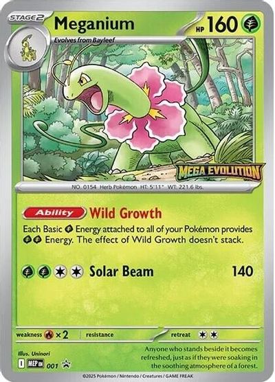 Meganium - 001 card art
