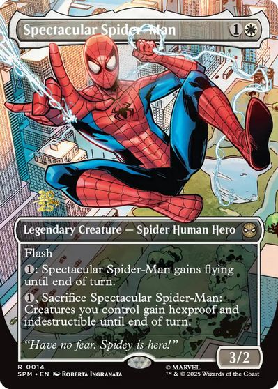 Spectacular Spider-Man (Borderless) card art