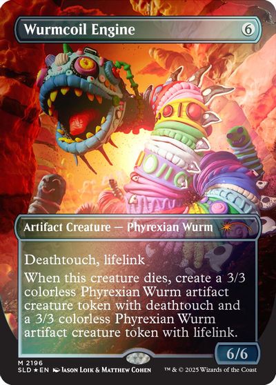 Wurmcoil Engine (2196) (Rainbow Foil) card art