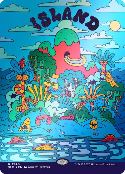 Island (1946) (Rainbow Foil) card art