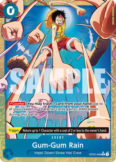 Gum-Gum Rain (Alternate Art) card art
